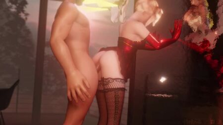 Xmas Mercy Overwatch [フルHD] [R18、ポルノ、エロアニメ、SFM、ストッキング、中出し、愛撫、アナル、全シーン]