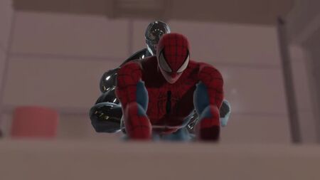 『ヴェノム XXX GAY』オフィスでのスパイダーマン