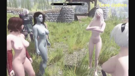 SKYRIM — ヌードMOD