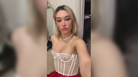サラ・スナイダーの自撮り