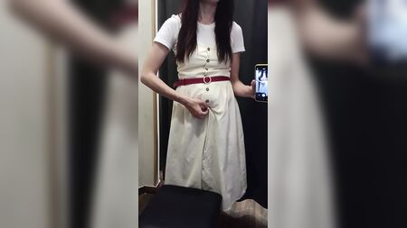 デパートでの毛深いマンコ