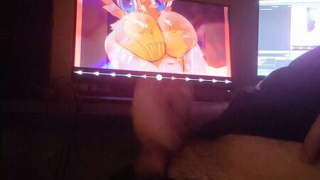 毛むくじゃらのオナニーヒーロー：巨乳