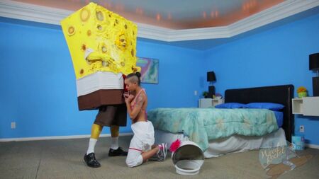 SpongeKnob SquareNuts-Skin Diamond-[HD 720,パロディ, フェラチオ]