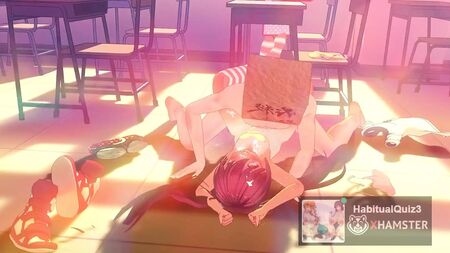 MMD R18 カンコールの女たちがアナル公開ショーを披露 3Dエロアニメ