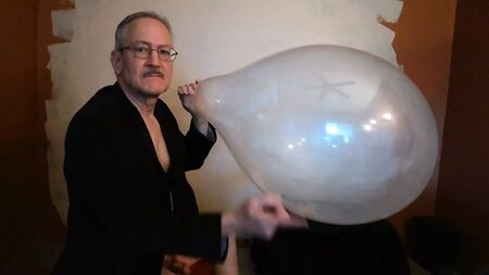 Balloonbanger 80) スローブロー、ジャーク、ポップ。使用済みTuf-Tex製24インチ風船