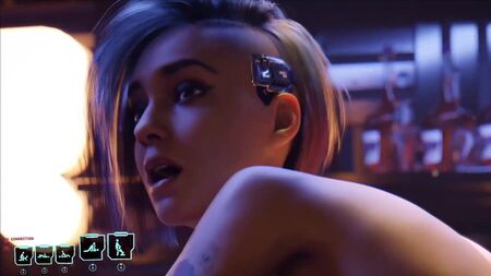 ジュディ・アルバレスのクラブでのセックス - サイバーパンク2077 ポルノMOD xMod
