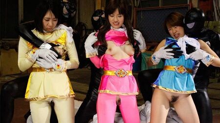 日本のヒーローたち、ギャラクティック戦隊がやられた、無修正