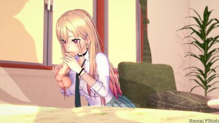 北川マリン – 『マイ・ドレスアップ・ダーリン』のエロアニメ、仕事帰りに愛を注ぐ