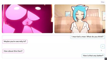 ニコール・リスクィ・ジョブ エロゲーム PornPlay 第5話 カメラの前でトゥワークとアナルディルドを楽しむ熟女
