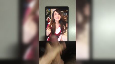 Twitchストリーマーのぬいぐるみ（AngelsKimi）への精液トリビュート
