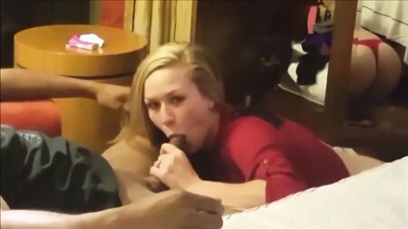 素人のホットワイフによる異人種間寝取られ