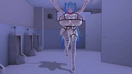 MMD R-18 巨乳ミク GENTLEMAN