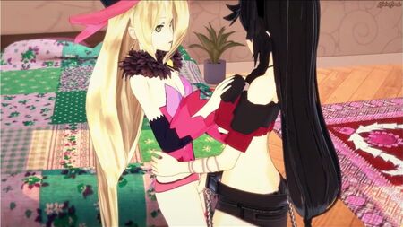 ベルベットがストラップオンでマギルーを犯す。『テイルズ オブ ベルセリア』エロアニメ