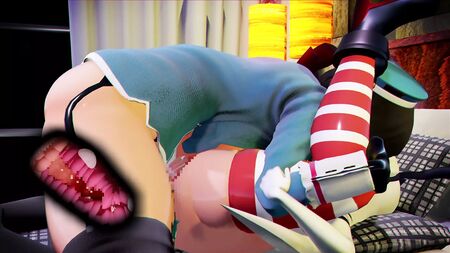 MMD - 高尾＆島風 ふたなりアナルセックス