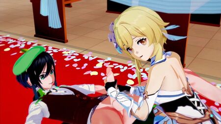 ヴェンティがルミネとセックスする - 原神