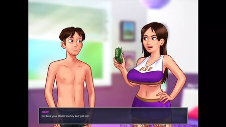『サマータイム・サーガ』― ジェニーがカメラの前でセックス
