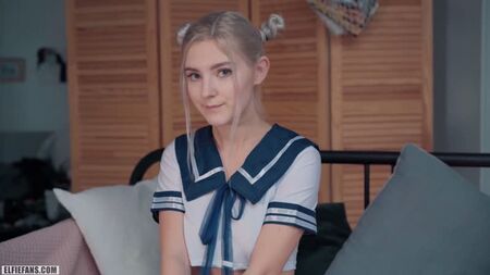Eva Elfie - Kawaii Schoolgirl Gets Creampie and Facial ## blonde russian cute teen big tept uniform sex porn russian porn