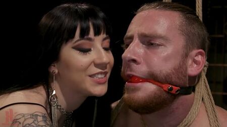 CASTRATION - 凶悪なシャルロット・サルトルが苦痛を破壊する 淫乱女セバスチャン・キーズ フェムドム 拷問 BDSM ボンデージ アナル