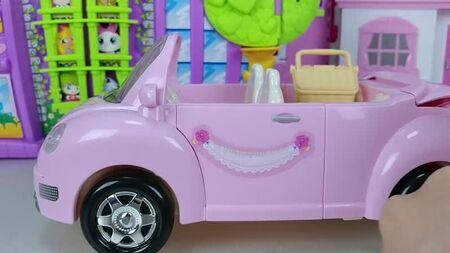 赤ちゃん人形の家とOrbeezスイミングプールのおもちゃピクニック車遊び아기인형 하우스와 개구리알 수영장 리틀미 뽀로 장난감 - 토이몽