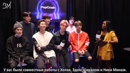 [RUS SUB][07.05.19] BTS、次に一緒に仕事をしたい相手を明かす @ PopCrush