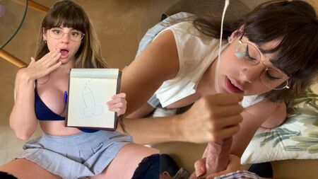 私のコックを描いたの？ライブで見せてほしいですか？