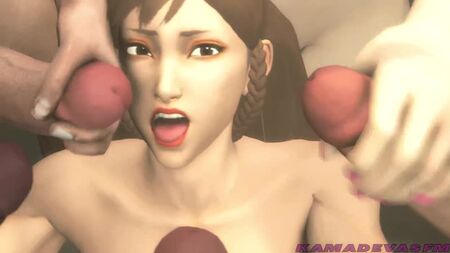 3Dポルノ - 究極のトーナメント — 春麗 vs ハン・ジュリ（ノーカット版）