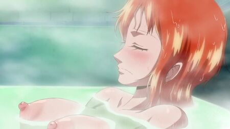 ナミ - ヌード；全裸；浴室；巨乳；大きな胸；大きなお尻；マンコ；3Dセックス・ポルノ・エロアニメ；[ワンピース]