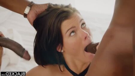 [Blacked.com] ペタ・ジェンセン [2016年、3P、フェラチオ、黒人男性、顔射、ディープスロート、глубокая глотка、ポルノ