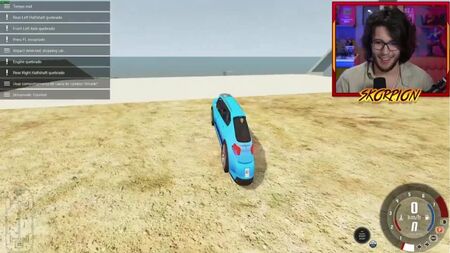 Skorpion Gamer - 『BEAMING DRIVE』で巨大な車でプレイ！！（すごい！）