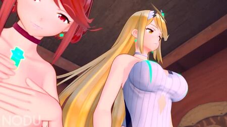 AEGIS x YOU | ピラ / ミトラ（ゼノブレイド2） 3Dエロアニメ