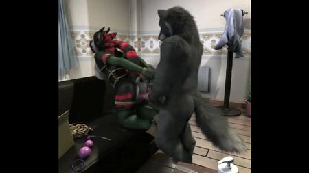 H0rs3による3Dイフ　イフ　フタナリ　ファーリーポルノ　セックス　E621　FYE　ハードなボンデージ　BDSM　オオカミがドラゴンを犯す　鱗のフタナリ　ディックガール　シーメール