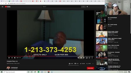 エロブがギャングスタ・パーティー・ラインに電話 | Twitch House