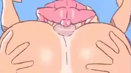 巨大な女性と小さな男の子
