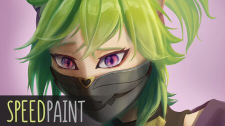 クキ・シノブ | 原神 [スピードペイント]
