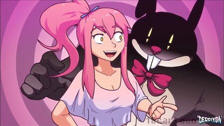 [ハード・カートゥーン・アニメーション・ポルノ] 女の子たちがふわふわのウサギごっこをすることにした [DERPIXON]