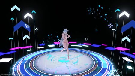 MMD R-18 [エロティック] ハク・キャット・ランジェリー・シェイク・イット！ 作者：オリオン・ドブレドシス