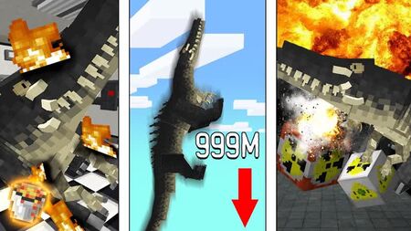 マインクラフトでSCP-682「無敵の爬虫類」を倒せるものは何か！SCP-682の実験 マインクラフト