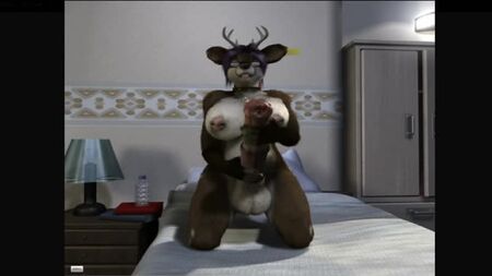 H0rs3作 3Dイフ フタナリ・ファーリー・ポルノ・セックス E621 FYE フタナリの鹿の少女 オナニー ザーメン