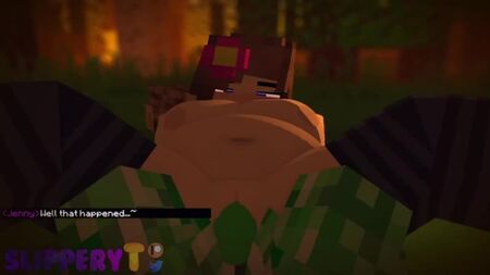 ジェニー×クリーパー（マインクラフト 18歳以上向け エロ） (オリジナル) SLIPPERYT