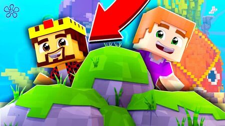 [ポッジ] 『スポンジ・ボブ』の世界で、アイドとポッジと隠れんぼ！マインクラフト版！