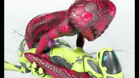 3Dイフ・ファーリー・ポルノ・セックス E621 FYE スネーク・スケーリー・ロボット・ガール
