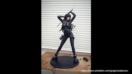 下平玲香『ガンツ』3Dプリントファンアート・スタチュー